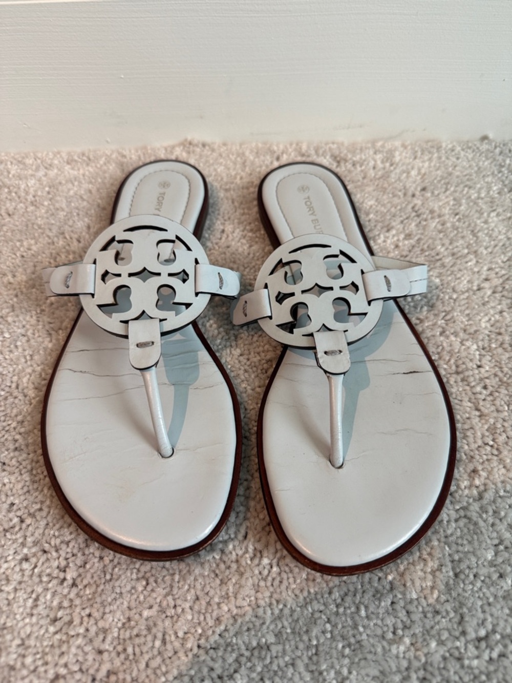 Tory Burch baby blue  Miller Thong Sandals